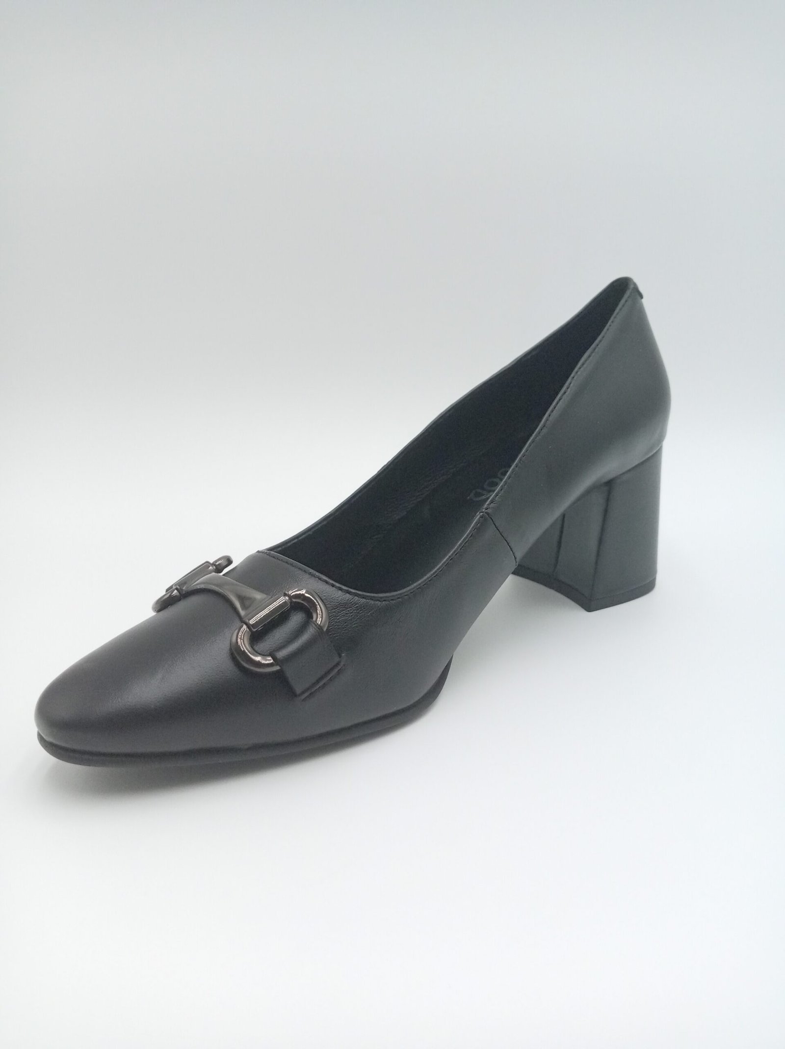 Escarpins cuir noir femme Rosewood Niko avant gauche pointure 39