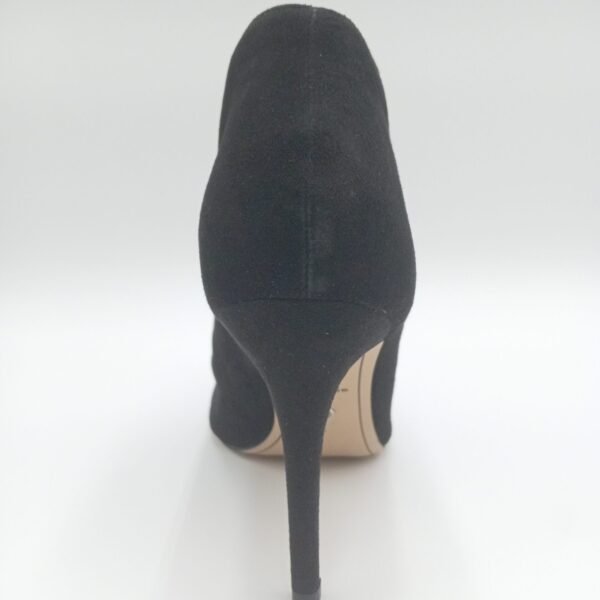 Escarpins daim noir femme Tamaris vue arrière