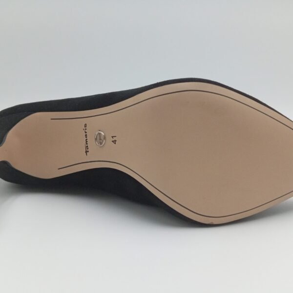 Escarpins daim noir femme Tamaris semelle
