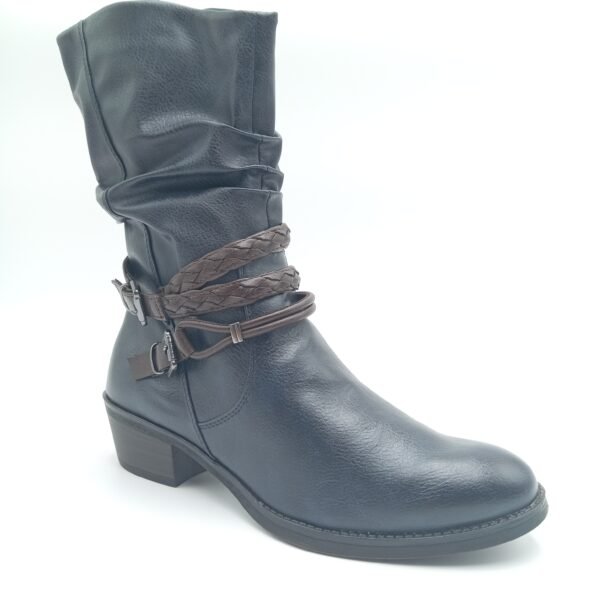 Bottines Marco Tozzi bleu marine femme