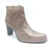 Bottines Regard kaki métallisé femme