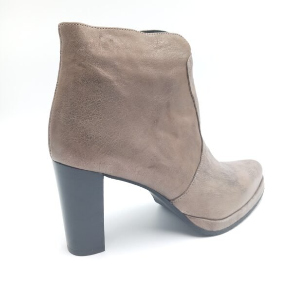 Bottines kaki métallisé femme Regard R.XAVIER talon 8,5 cm arrière droit