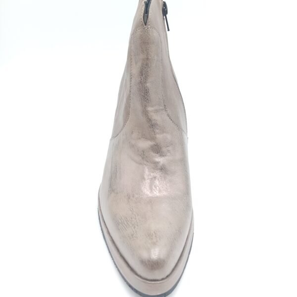 Bottines kaki métallisé femme Regard R.XAVIER talon 8,5 cm dessus
