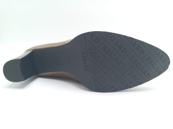 Bottines kaki métallisé femme Regard R.XAVIER talon 8,5 cm semelle