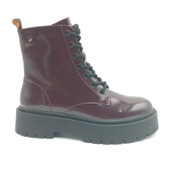 Bottines bordeaux femme Gioseppo Laussa pointure 40 profil