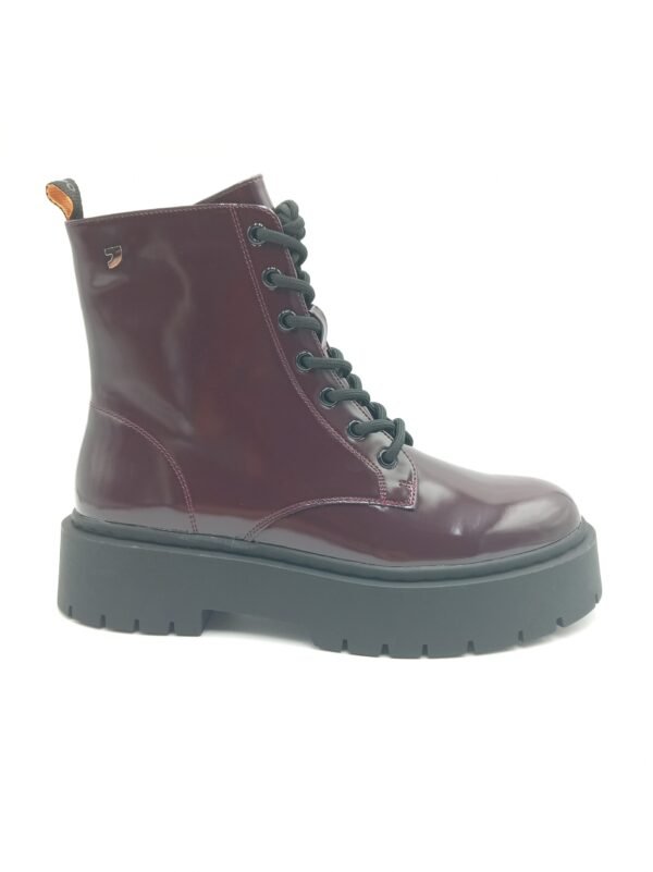 Bottines bordeaux femme Gioseppo Laussa pointure 40 profil