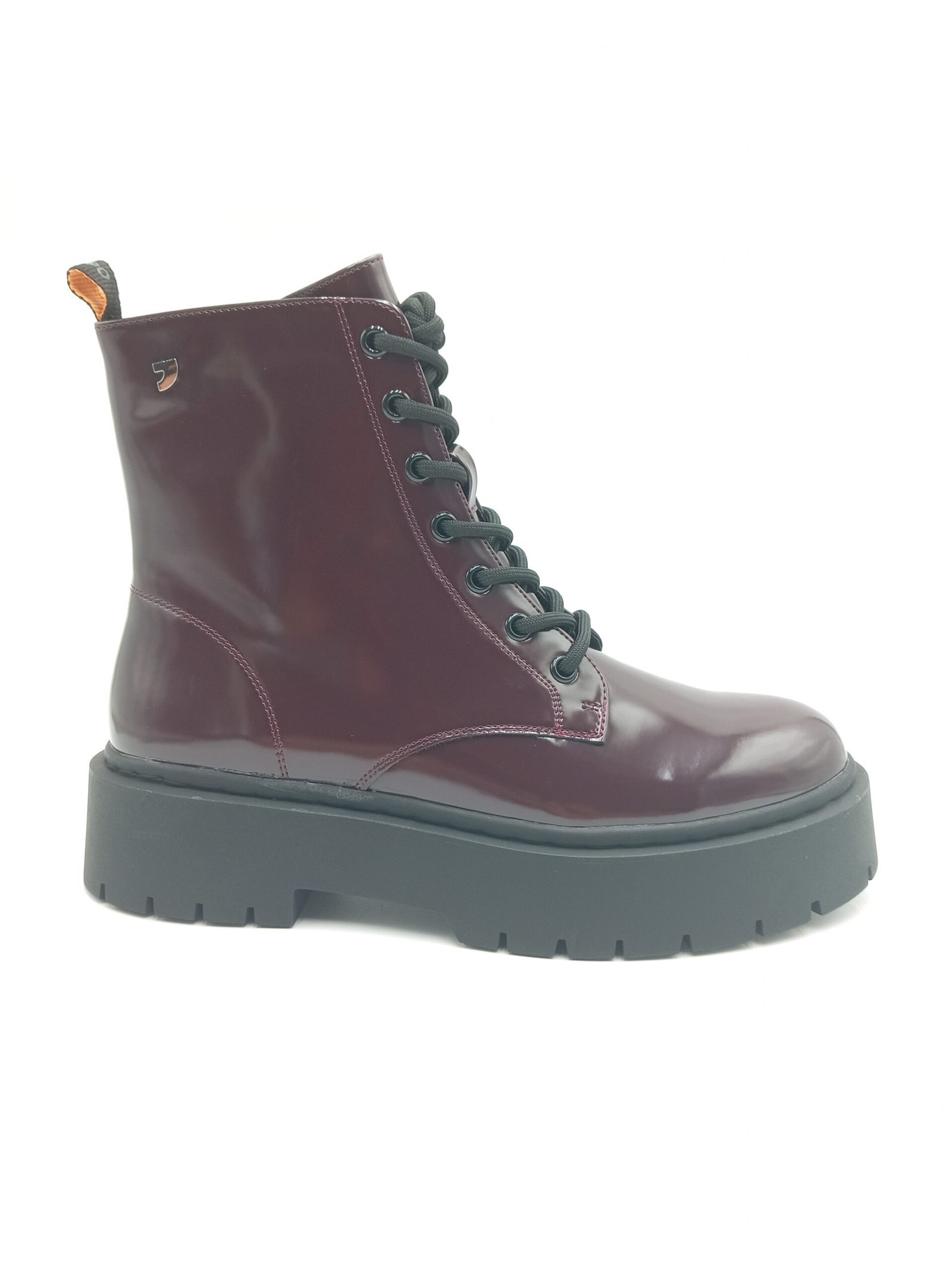 Bottines bordeaux femme Gioseppo Laussa pointure 40 profil