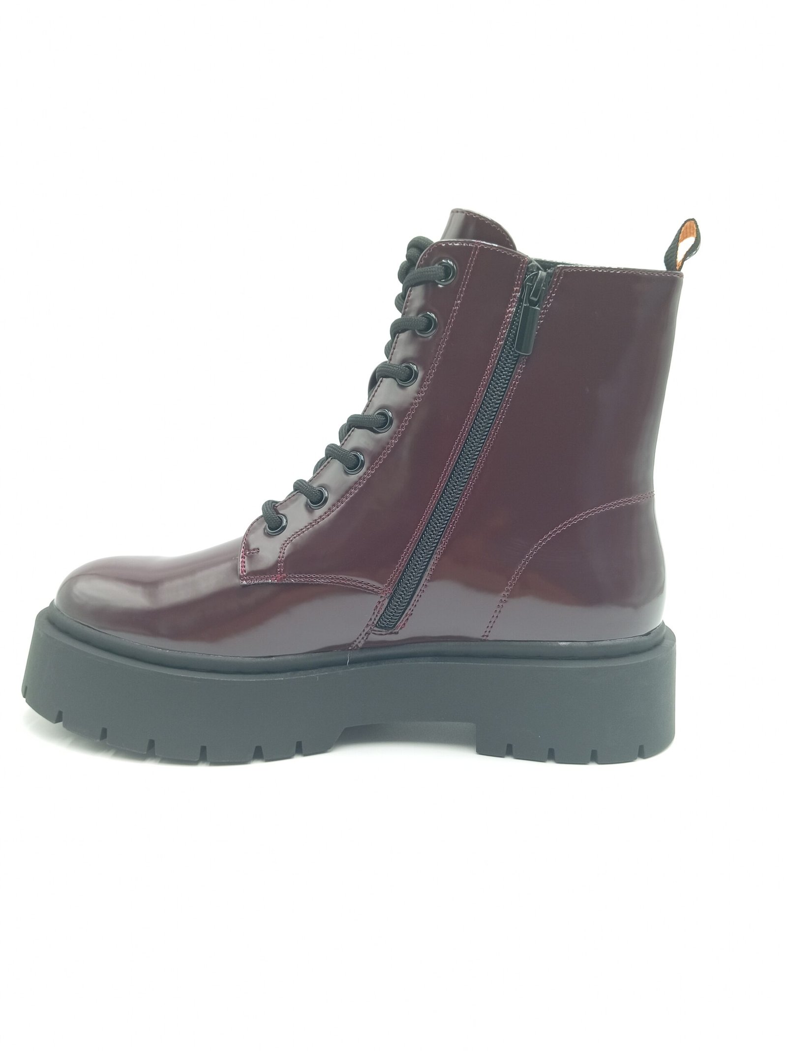 Bottines bordeaux femme Gioseppo Laussa pointure 40 profil opposé