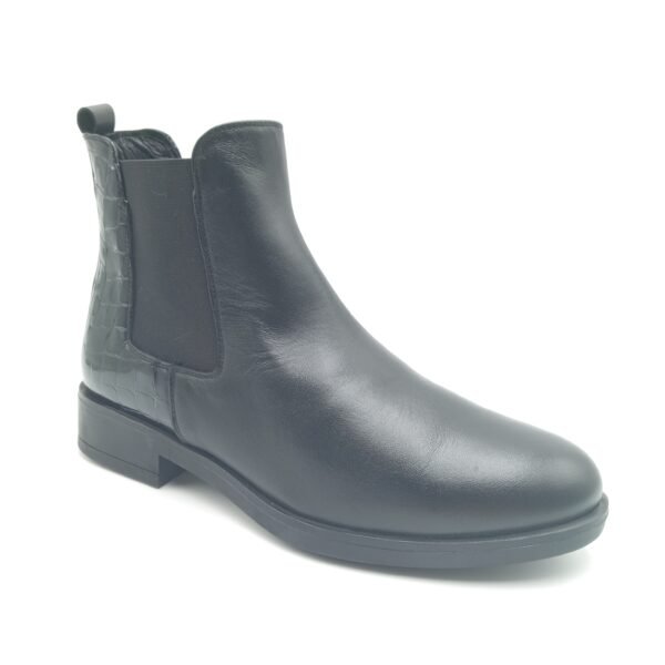 Bottines Rosewood cuir noir femme