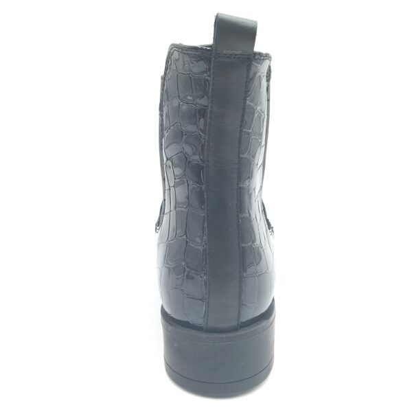 Bottines cuir noir femme Rosewood Chelsea pointure 40 arrière