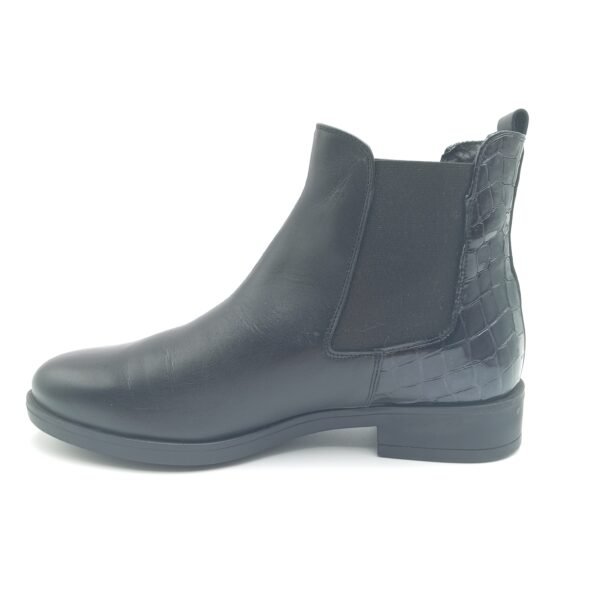 Bottines cuir noir femme Rosewood Chelsea pointure 40 prfil opposé