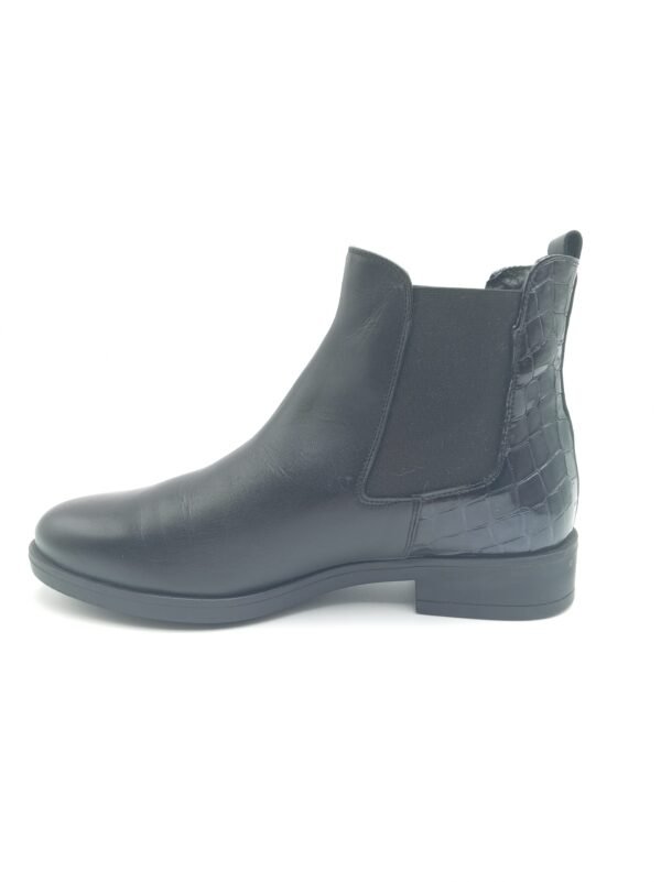 Bottines cuir noir femme Rosewood Chelsea pointure 40 prfil opposé
