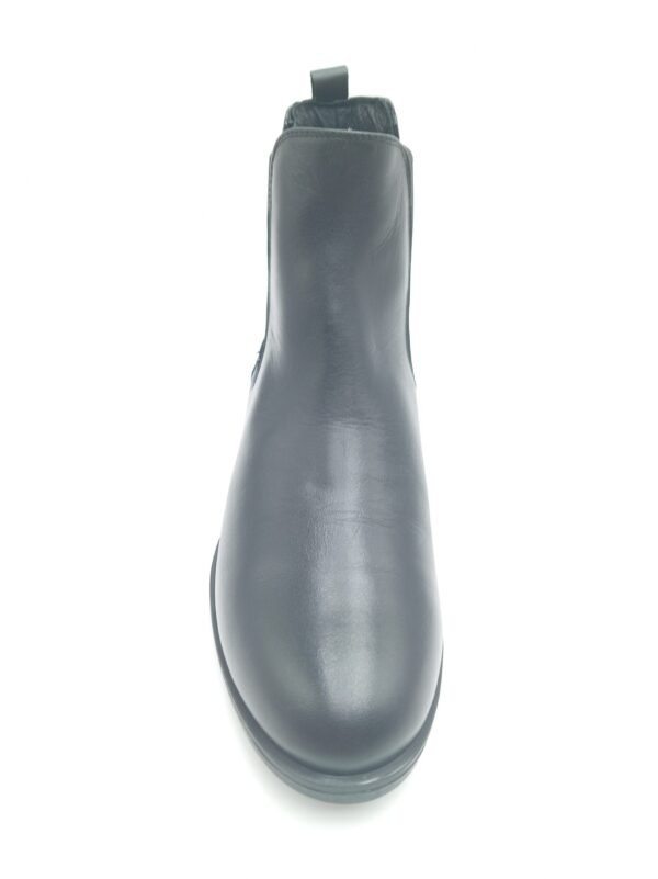 Bottines cuir noir femme Rosewood Chelsea pointure 40 dessus