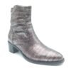 Bottines Adige cuir métallisé femme