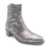 Bottines Adige cuir métallisé femme