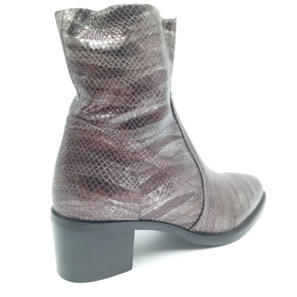 Bottines cuir métallisé femme Adige Désir Kodama Fucile pointure 39 arrière droit