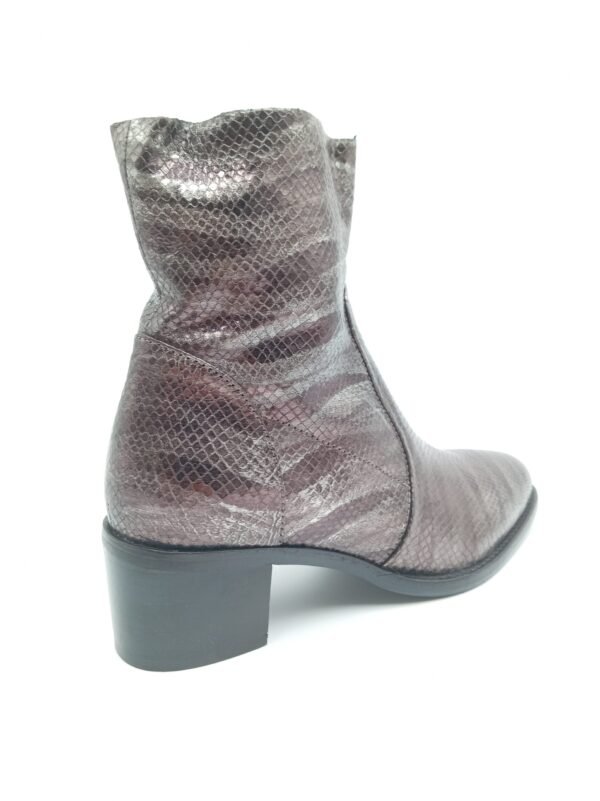 Bottines cuir métallisé femme Adige Désir Kodama Fucile pointure 39 arrière droit