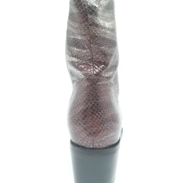 Bottines cuir métallisé femme Adige Désir Kodama Fucile pointure 39 arrière