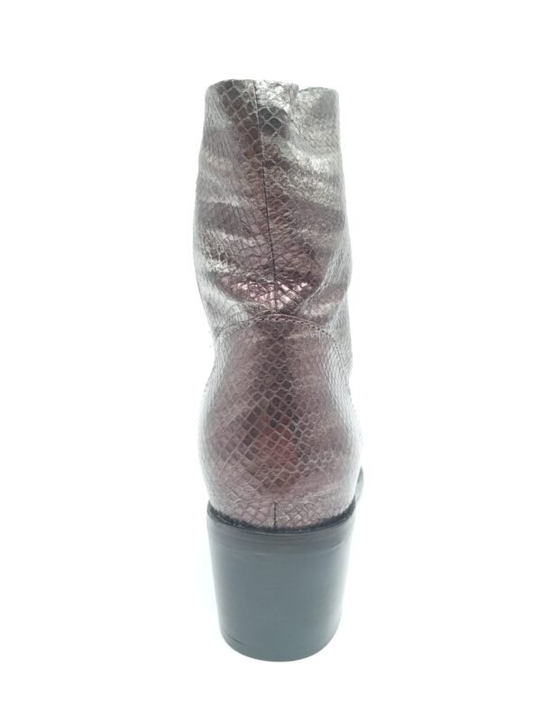 Bottines cuir métallisé femme Adige Désir Kodama Fucile pointure 39 arrière