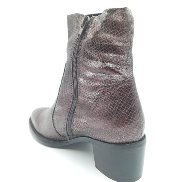 Bottines cuir métallisé femme Adige Désir Kodama Fucile pointure 39 arrière gauche
