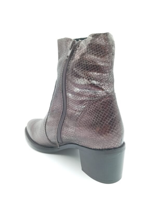 Bottines cuir métallisé femme Adige Désir Kodama Fucile pointure 39 arrière gauche