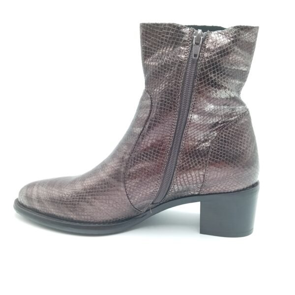 Bottines cuir métallisé femme Adige Désir Kodama Fucile pointure 39 profil opposé