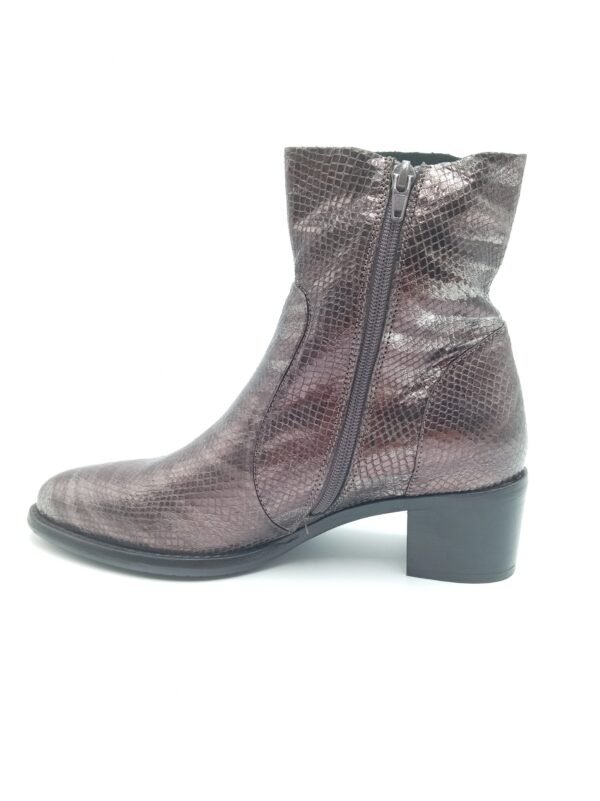 Bottines cuir métallisé femme Adige Désir Kodama Fucile pointure 39 profil opposé