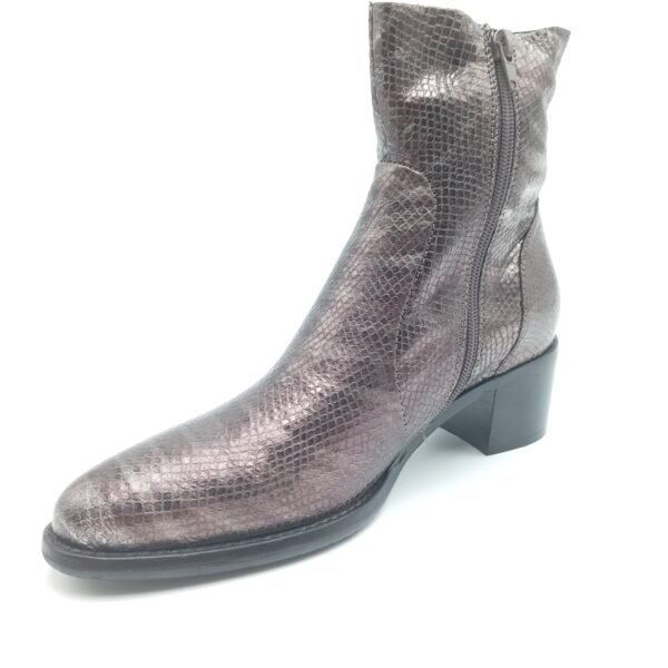 Bottines cuir métallisé femme Adige Désir Kodama Fucile pointure 39 avant gauche