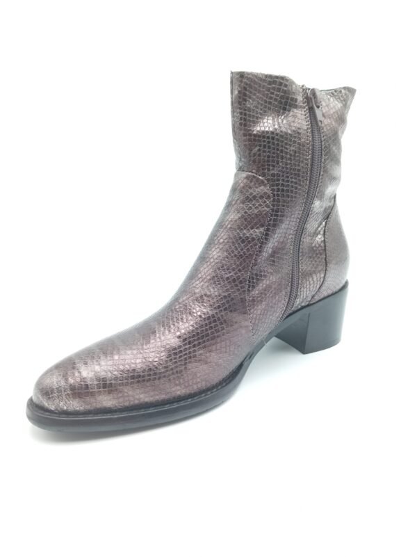 Bottines cuir métallisé femme Adige Désir Kodama Fucile pointure 39 avant gauche