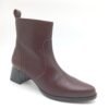 ottines Rosewood cuir marron femme