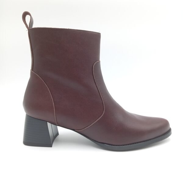Bottines cuir marron femme Rosewood DeeDee pointure 39 profil