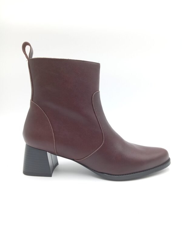 Bottines cuir marron femme Rosewood DeeDee pointure 39 profil
