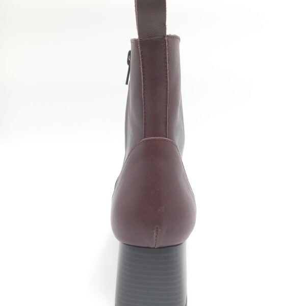 Bottines cuir marron femme Rosewood DeeDee pointure 39 arrière