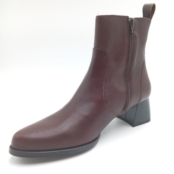 Bottines cuir marron femme Rosewood DeeDee pointure 39 avant gauche