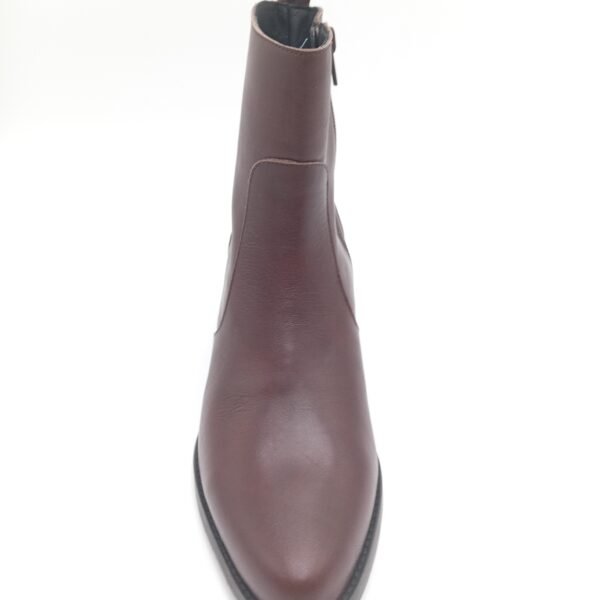 Bottines cuir marron femme Rosewood DeeDee pointure 39 dessus