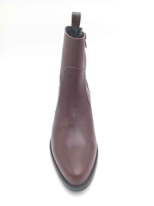 Bottines cuir marron femme Rosewood DeeDee pointure 39 dessus