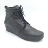 Bottines Arima cuir noir femme