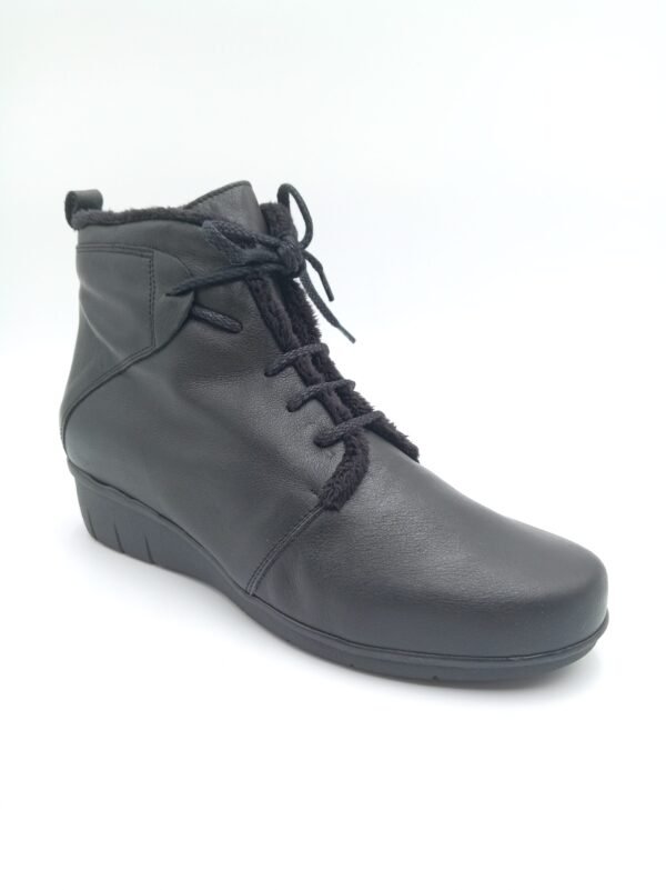 Bottines Arima cuir noir femme