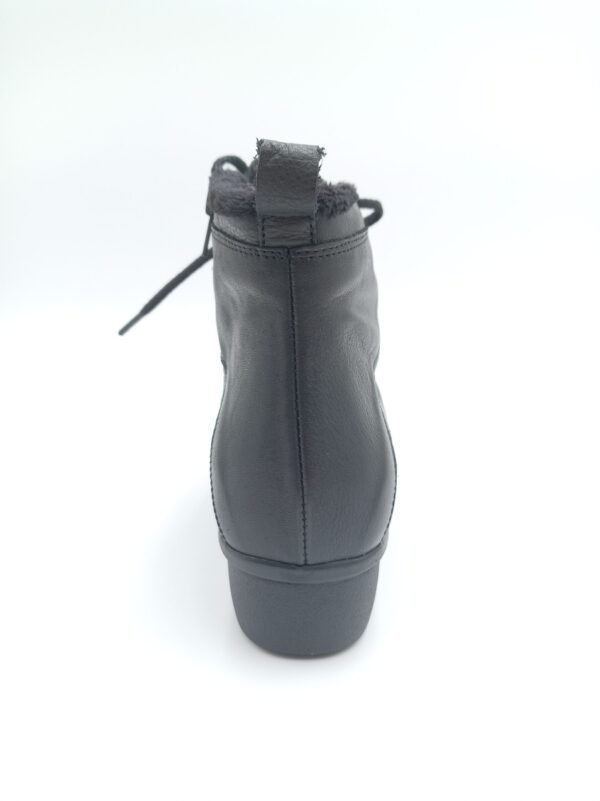 Bottines cuir noir femme Arima Valeska fourrées pointure 40 arrière