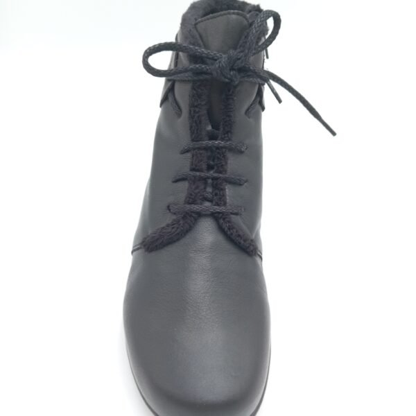 Bottines cuir noir femme Arima Valeska fourrées pointure 40 dessus