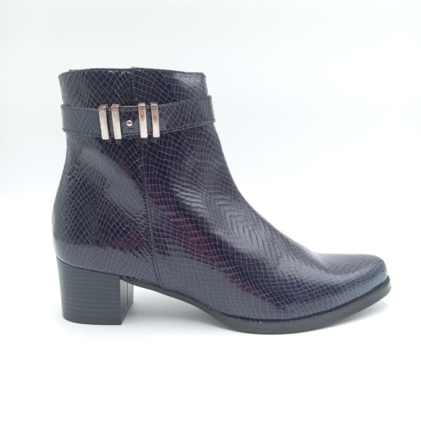 Bottines cuir verni femme Rosewood Eva pointure 41 profil