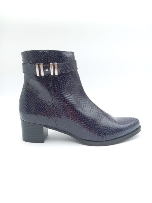 Bottines cuir verni femme Rosewood Eva pointure 41 profil