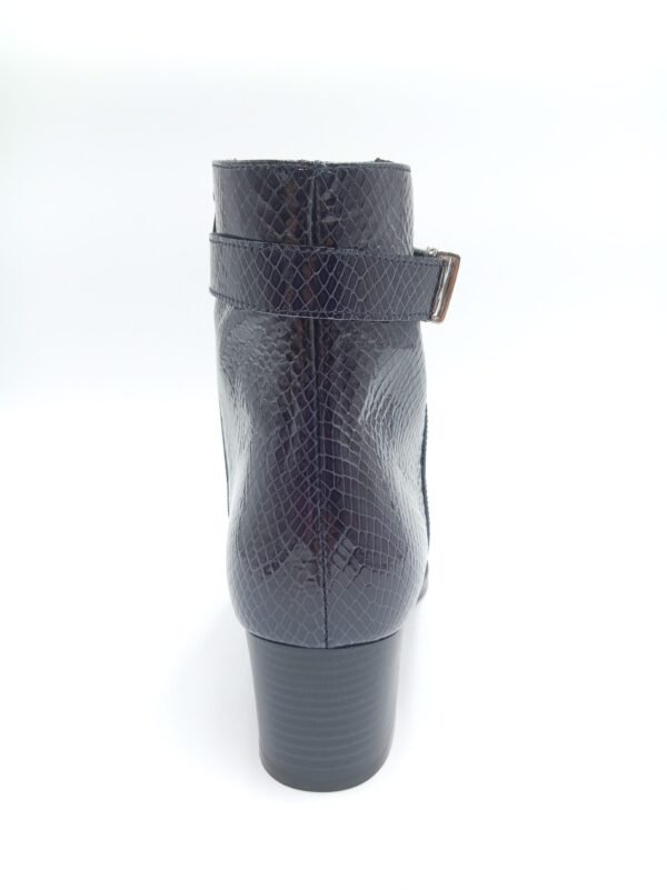Bottines cuir verni femme Rosewood Eva pointure 41 arrière