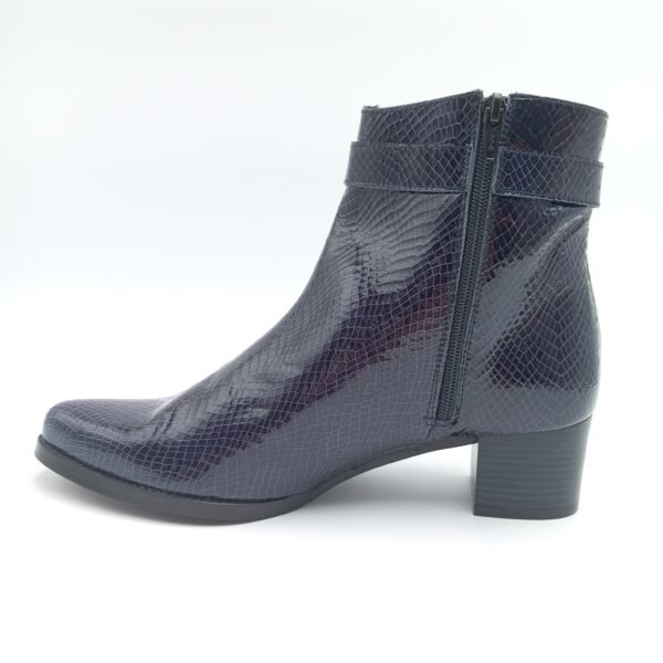 Bottines cuir verni femme Rosewood Eva pointure 41 profil opposé