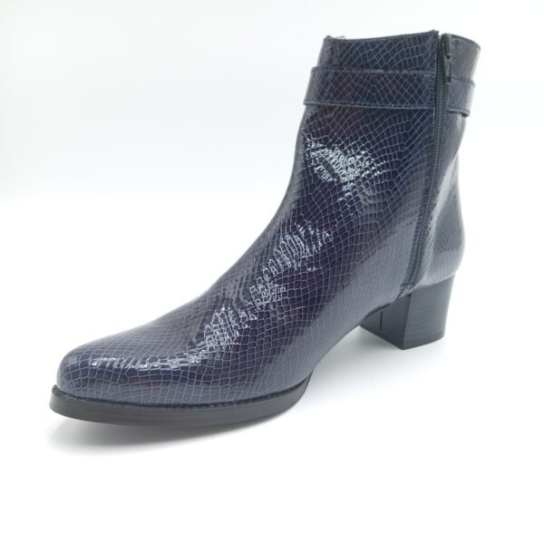 Bottines cuir verni femme Rosewood Eva pointure 41 avant gauche