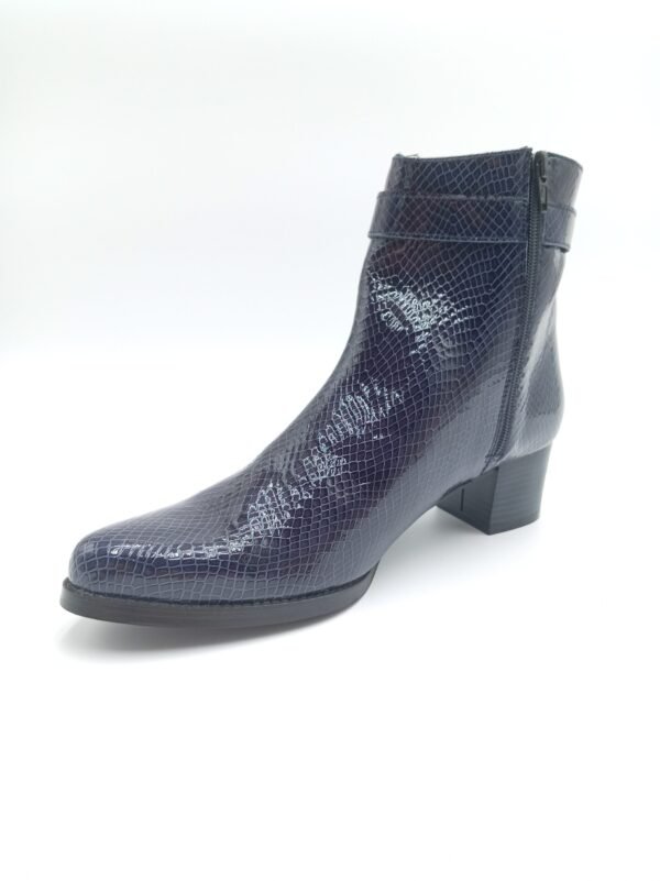 Bottines cuir verni femme Rosewood Eva pointure 41 avant gauche