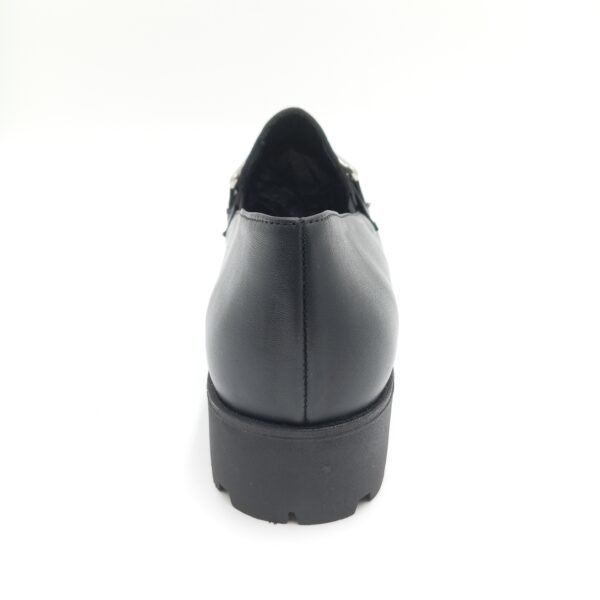 Mocassins cuir noir femme Rosewood Melissa pointure 41 arrière