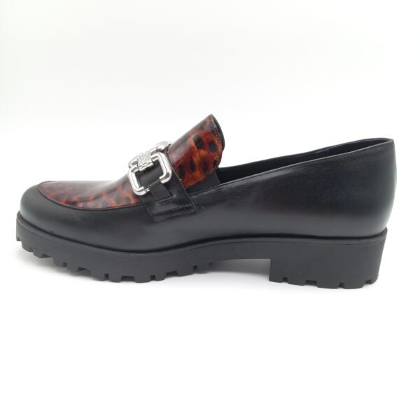Mocassins cuir noir femme Rosewood Melissa pointure 41 profil opposé