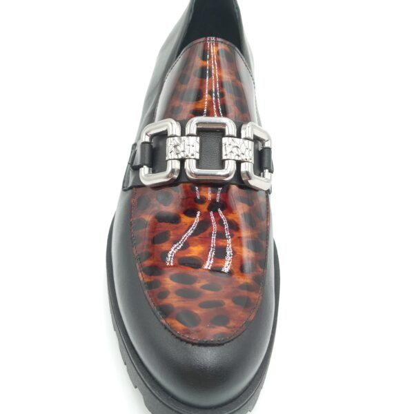Mocassins cuir noir femme Rosewood Melissa pointure 41 dessus