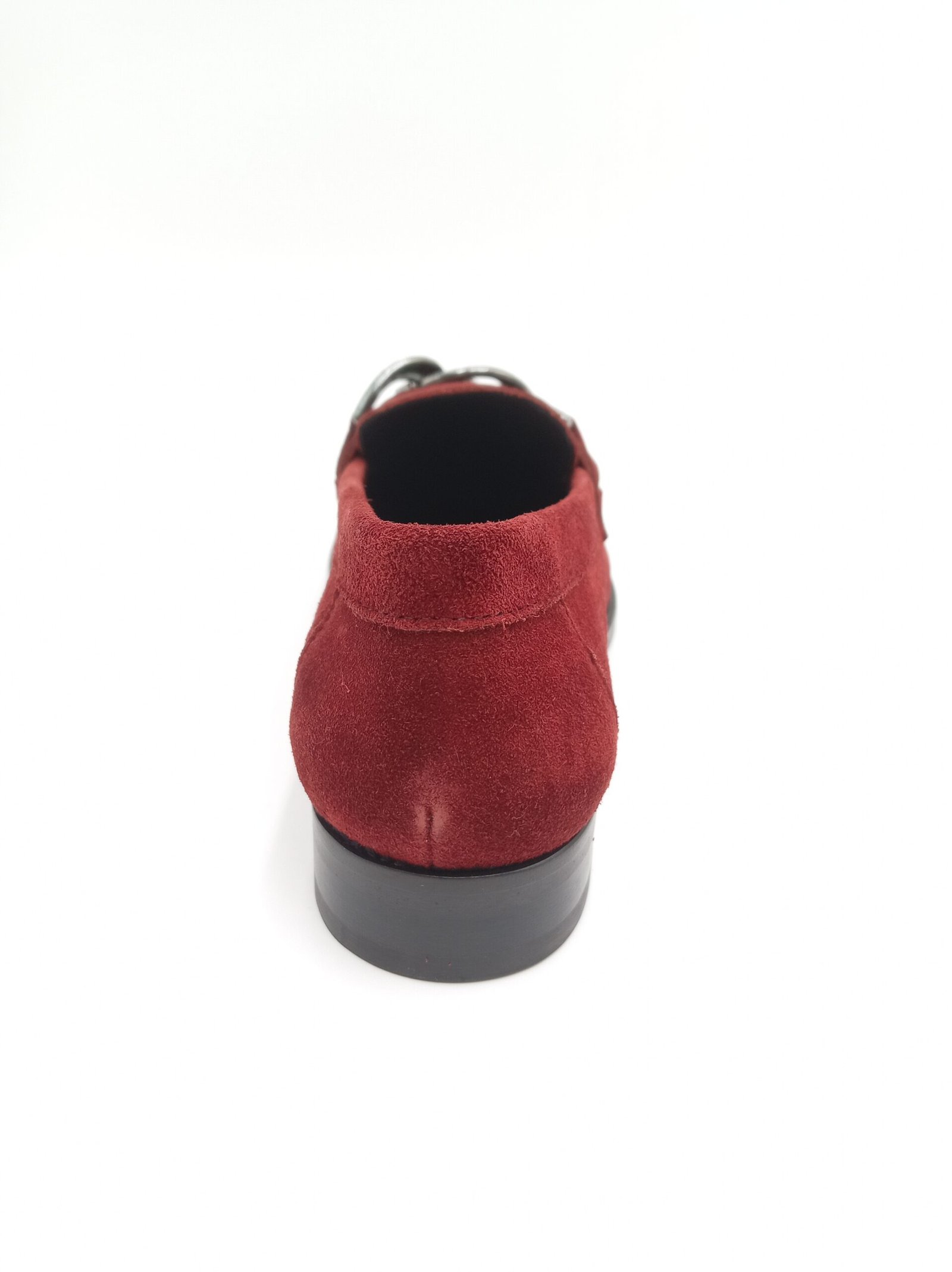 Mocassins daim rouge femme Adige V3 Crostas Rubis pointure 39 arrière
